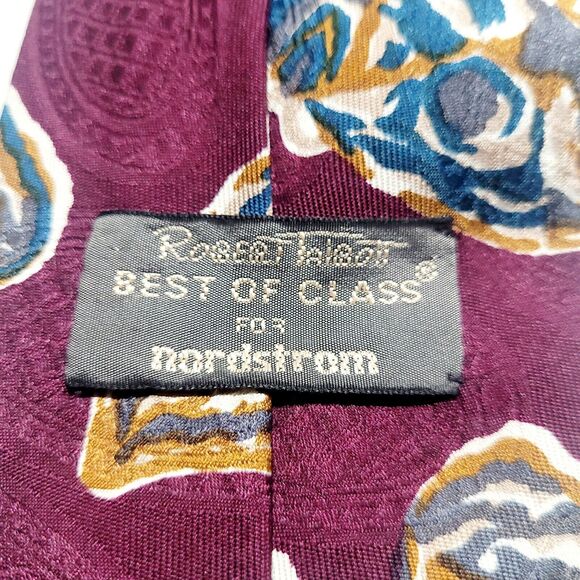 ROBERT TALBOTT BEST OF CLASS 100% Silk Made In USA For Nordstrom Neck Tie NWOT - Picture 4 of 7
